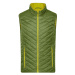 James & Nicholson Ľahká pánska obojstranná vesta JN1090 - Zelená / žlto-zelená