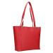 Dámska kožený kabelka Lagen Lidda - červená