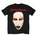Marilyn Manson tričko Red Lips Čierna