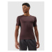 Men's Sports Quick-Drying T-Shirt 4F - Brown