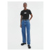 Tričká s krátkym rukávom pre ženy Calvin Klein Jeans - čierna