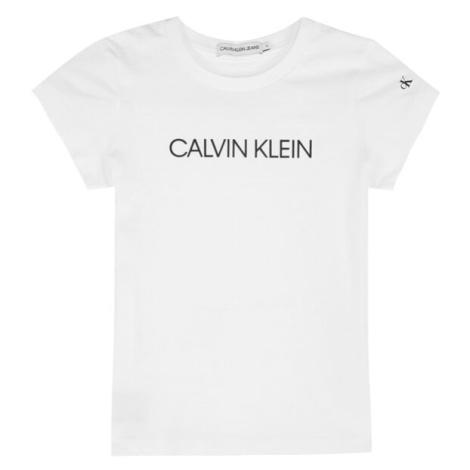 Calvin Klein Jeans Tričko IG0IG00380 Biela Regular Fit