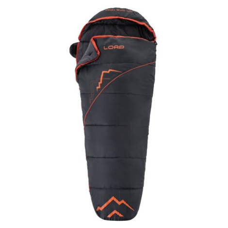 LOAP IRON EVO KID Detský spací vak, čierna, veľkosť 170 cm - pravý zips