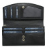SEGALI Dámska kožená peňaženka SG-27064 čierna