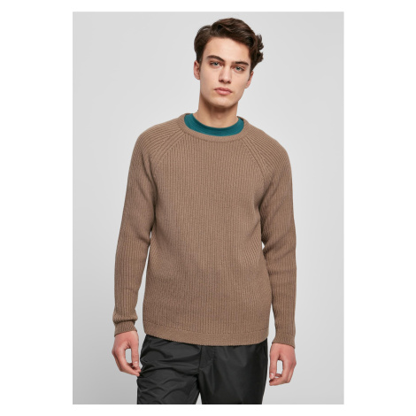 Ribbed raglan sweater darkkhaki Urban Classics