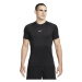 Pánske tréningové tričko s krátkym rukávom NIKE PRO DF SLIM TOP SS-010 BLACK WHITE