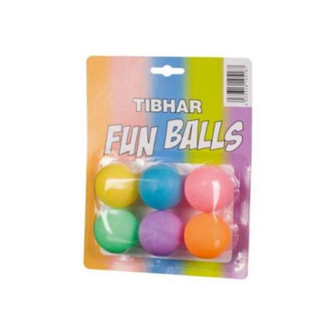 TIBHAR-Tibhar Funballs, x6, multicolor Mix