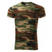 MALFINI Maskáčové tričko Camouflage - Maskáčová hnedá