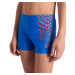 Arena boys kikko v swim short graphic blue china/calypso coral