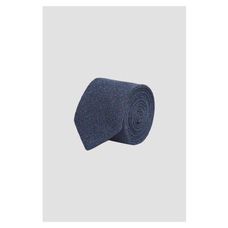ALTINYILDIZ CLASSICS Men's Navy Blue-brown Wool Classic Tie