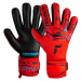 Reusch ATTRAKT GRIP EVOLUTION FINGER SUPPORT Futbalové brankárske rukavice, červená, veľkosť