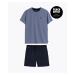 Men's pyjamas ATLANTIC - blue/navy blue