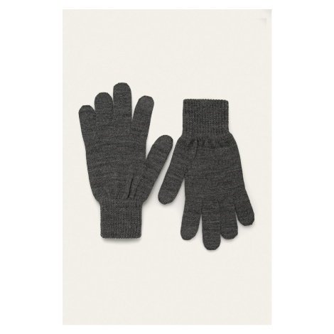 Sivé pánske módne rukavice