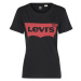 LEVI'S ® Tričko 'The Perfect Tee'  červená / čierna