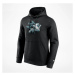 San Jose Sharks pánska mikina s kapucňou Chrome Graphic Hoodie Black