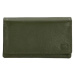 Zelená veľká kožená peňaženka &quot;Dominas&quot;