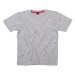 Mantis Detské tričko z organickej bavlny MK15 Heather Grey Melange