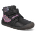 Barefoot detské zimné topánky D.D.step W073-364A čierne