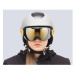 Lyžiarske okuliare RED BULL SPECT SLOPE-001, matt black frame grey headband, lens gold snow