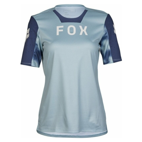 FOX Womens Defend Taunt Short Sleeve Dres Gunmetal