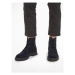 Tommy Hilfiger Čižmy Hilfiger Core Suede Boot FM0FM04674 Modrá