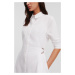 Šaty Karl Lagerfeld Shirt Dress White