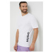 Plážové tričko HUGO biela farba, s potlačou, 50493727