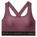 Under Armour Women's Armour Mid Crossback Sports Bra Ash Plum/Black Fitness bielizeň