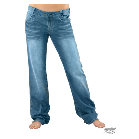 nohavice dámske -jeansy- HORSEFEATHERS - Low