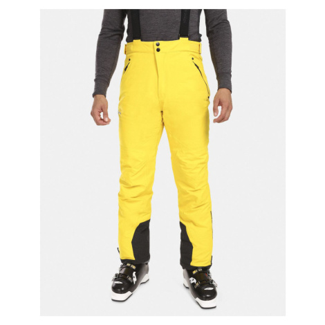 Kilpi METHONE-M Pánske lyžiarske nohavice - väčšej veľkosti UMX405KI Žltá