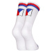 3PACK ponožky Styx vysoké biele trikolóra (3HV10111) L