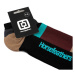 HORSEFEATHERS Ponožky Row - burgundy BLACK