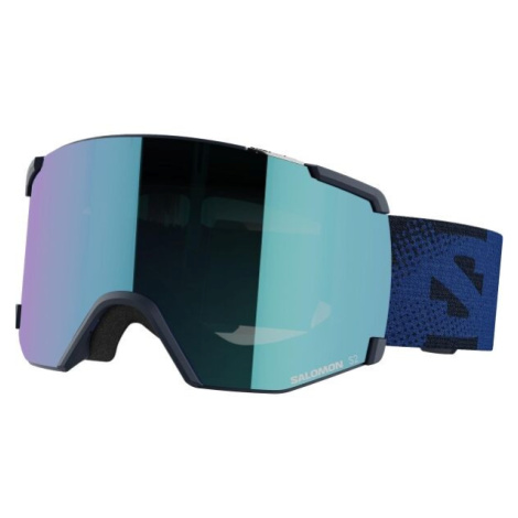 Salomon S/VIEW Unisex lyžiarske okuliare, tmavo modrá, veľkosť