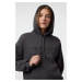 Trendyol Anthracite Hooded Oversize/Wide Pattern Thick Polar Fleece Knitted Sweatshirt