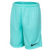 Nike DRI-FIT PARK 3 JR TQO Chlapčenské futbalové šortky, tyrkysová, veľkosť