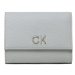 Calvin Klein Veľká dámska peňaženka Re-Lock Trifold Md Pbl K60K609492 Modrá