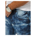 Modré džínsy s výrazným tieňovaním UX2938