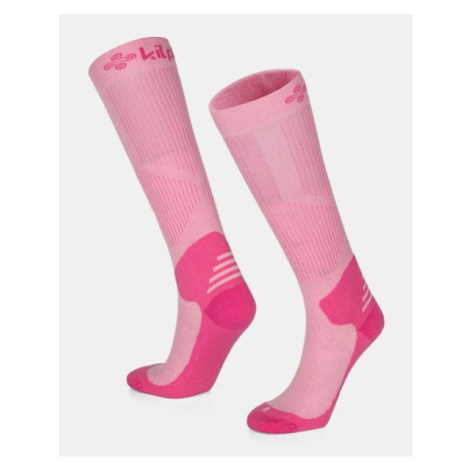 Unisex Running Socks KILPI COMPRESS-U Light pink