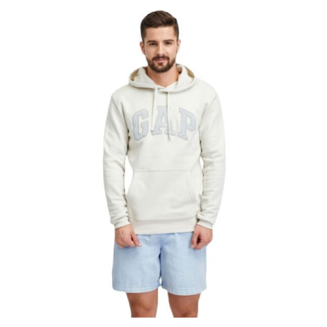 GAP V-HERITAGE Pánska mikina, biela, veľkosť