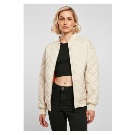 Dámska nadrozmerná prešívaná bomber bunda Softseagrass Urban Classics