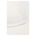 Detská bavlnená čiapka Marc O'Polo biela farba, s nášivkou