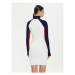 Tommy Jeans Úpletové šaty Colorblock Rib Sweater Dress DW0DW18701 Biela Slim Fit