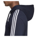 Adidas Essentials 3 Stripes Pullover French Terry Sweatshirt Black DU0499