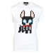 Dsquared  T-shirt Cyro Pixélé   Mikiny Biela