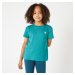 Dievčenské bavlnené tričko 500 zelené