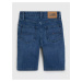 Tmavomodré chlapčenské džínsové kraťasy Tommy Hilfiger Scanton
