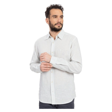 Bushman Pánska ľanová košeľa Salwin, modrá