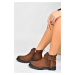 Fox Shoes Tan Leather Women's Boots