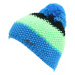 Dámska zimná čiapka BLIZZARD Tricolor, black green blue W