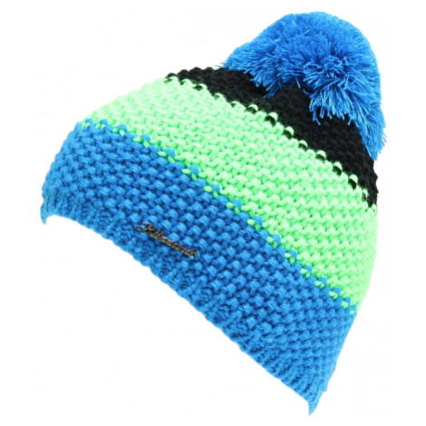 Dámska zimná čiapka BLIZZARD Tricolor, black green blue W